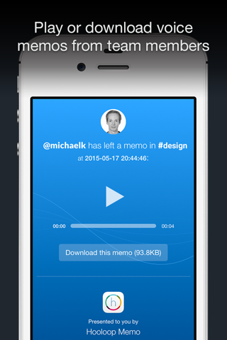 Hooloop Memo - Voice for Slack screenshot 4
