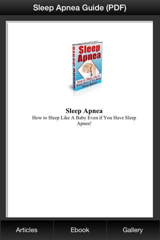 Sleep Apnea Guide - Learn How to Sleep Like A Baby & Learning Causes of Sleep Disorders & Snoring Relief Now screenshot 3