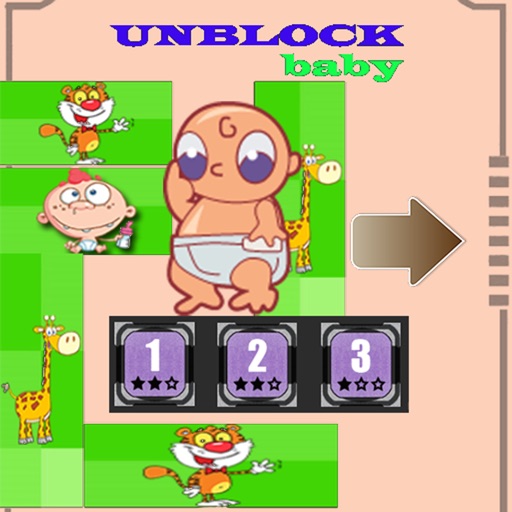Unblock Baby Slide the block for kids & children Icon
