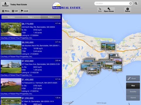 Today Real Estate Cape Cod for iPad screenshot 2