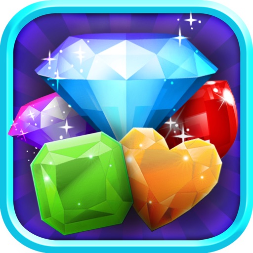 ``` A Candy Diamond 2015``` - rumble digger in match-3 rainbow puzzle hd free icon