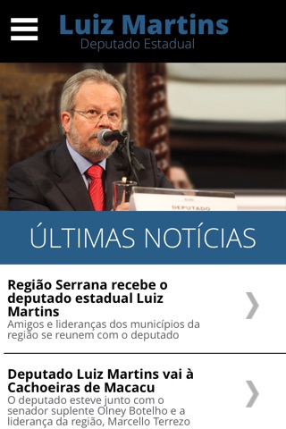 Deputado Luiz Martins screenshot 2