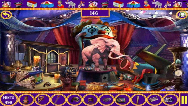 Hidden Objects:The Great Circus