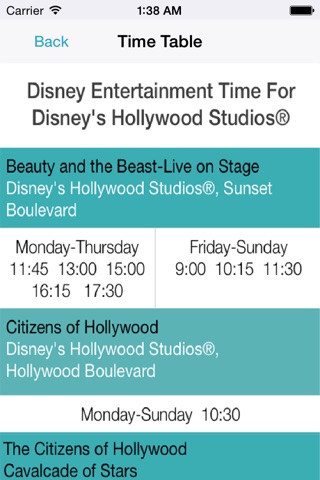 Timer for Disney's Hollywood Studios screenshot 4