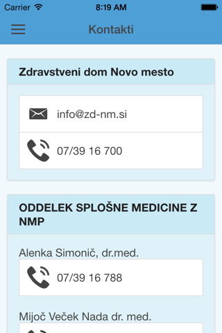 Naročanje Zd-NM screenshot 3