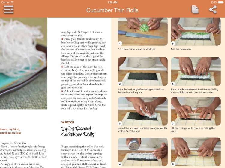 Sushi Recipes for iPad