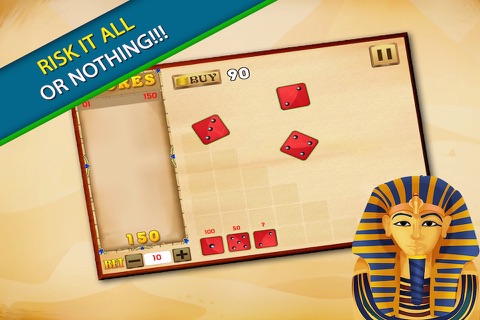 A Pharaoh Farkle Dice Blitz - Addictive Farkel With Buddies and Friends screenshot 3