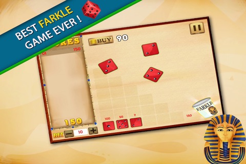 A Pharaoh Farkle Dice Blitz - Addictive Farkel With Buddies and Friends screenshot 4