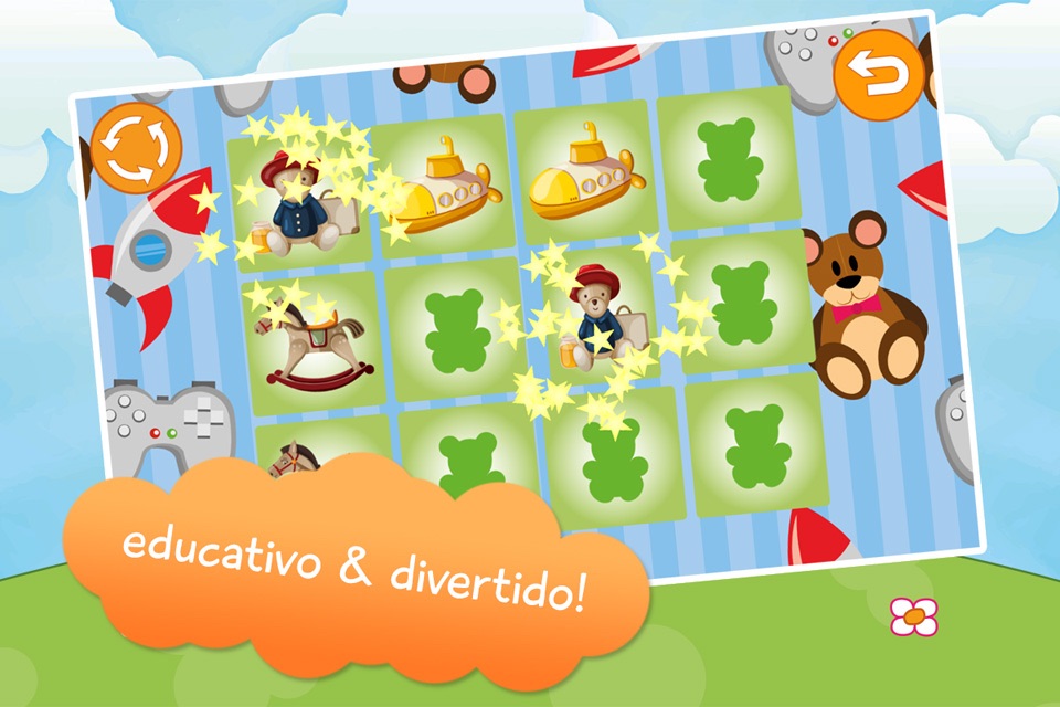 Kids Memory Game Planes screenshot 4