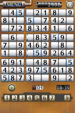 : Sudoku Gold : screenshot 2