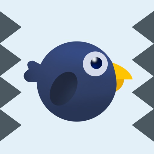 Flying Bird in Spikes:Tap to play iOS App