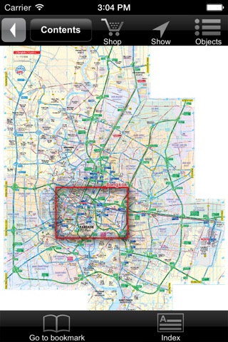 Бангкок. Карта города screenshot 3