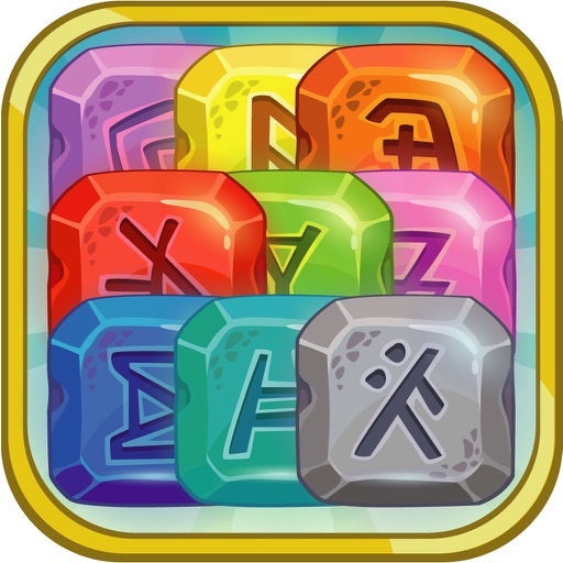 Fantastic Rune Stone Match 3 Mania Free Game Icon