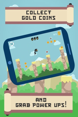 Amazing Ninja Jump Revenge Pro screenshot 2