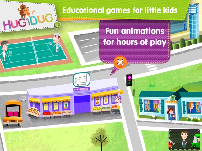 Little Town Explorer -  HugDug educational activity game for(圖3)-速報App