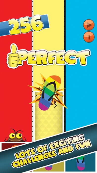 Cockroach Vs Slippers - Little insects attack and crazy smasher & hunter game 1.0 IOS -