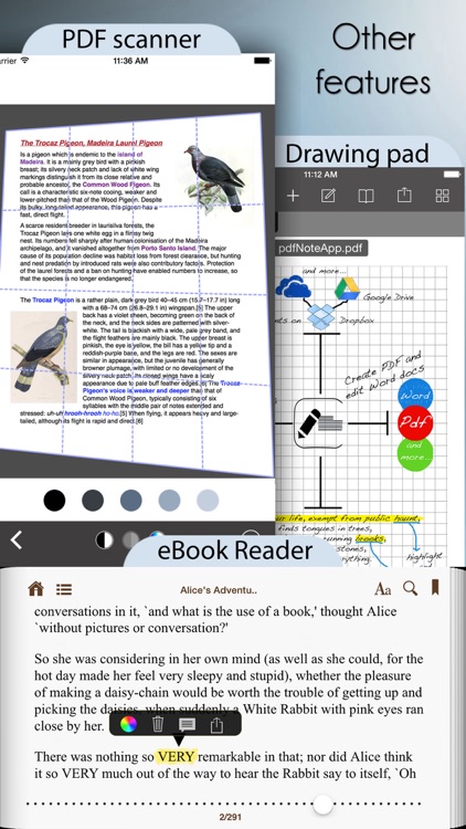 PDF Editor with Word Processor & Sketch pad screenshot-4