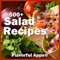 Amazingly easy to use recipe app that features 500+ salad and salad dressing recipes from around the world