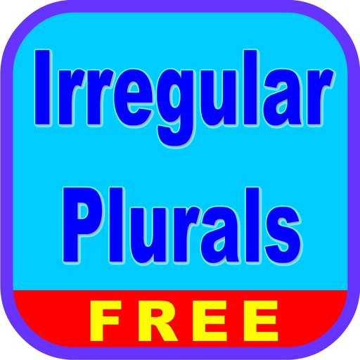 Irregular Plurals Free - English Language Art Grammar App Icon