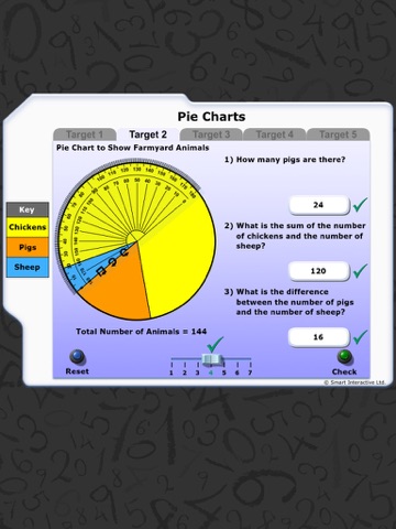 Maths Workout - Pie Charts screenshot 2