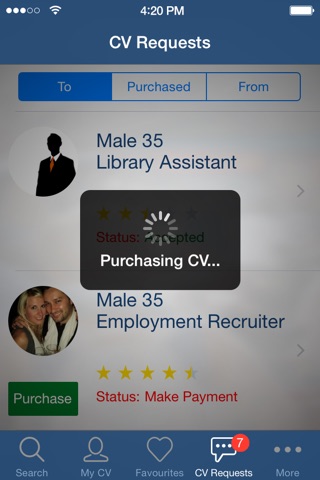 QuickCV for iPhone screenshot 4