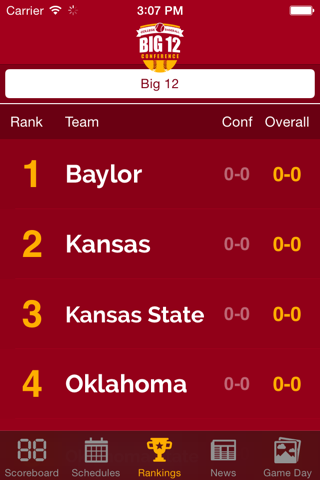 Big 12 Baseball Schedules, Scores, & Radio screenshot 4