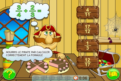 Fractions. Smart Pirates. Lite screenshot 4