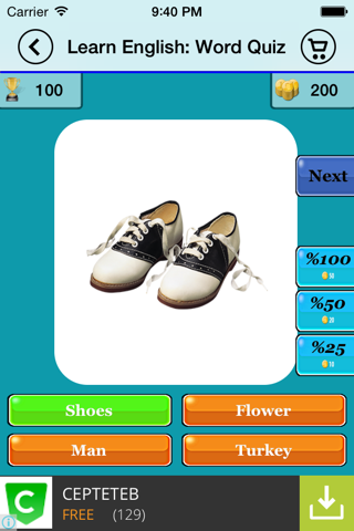 Learn English: Word Quiz screenshot 4