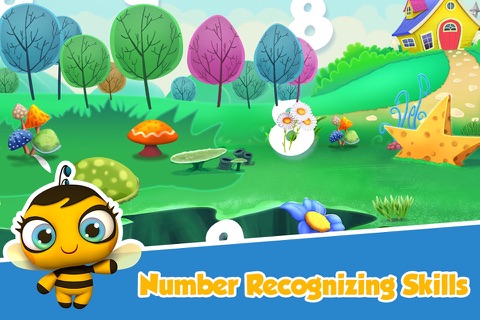 123 Numbers Peekaboo Hide and Seek with Bunnies: Math Game for Toddlers FREE screenshot 3