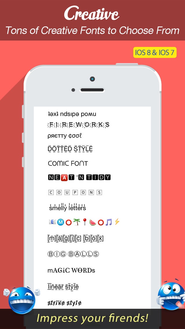 Font Keyboard Free - New Text Styles & Emoji Art Font For Texting的使用截图[2]