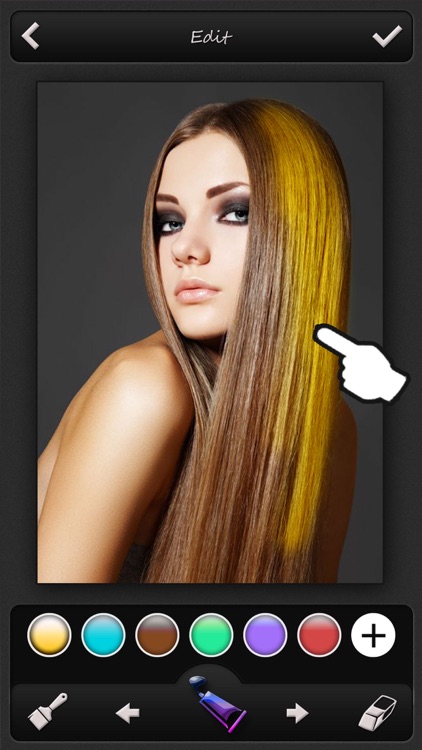Hair Color Changer - Recolor Booth to Dye, Change & Beautify Hairstyle screenshot-3