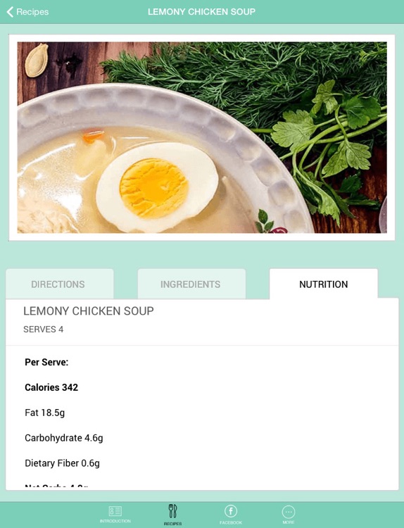 Keto Living Cookbook HD for iPad screenshot-4