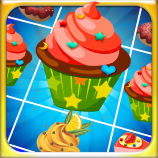 Cupcake Crunch Mania-The Best Free Cupcake Match 3 Style Game