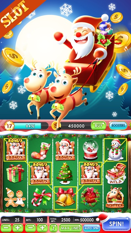 Slots Machines - Christmas Slots, Vegas Slots