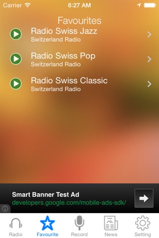 Switzerland Radio News Music Recorder screenshot 3