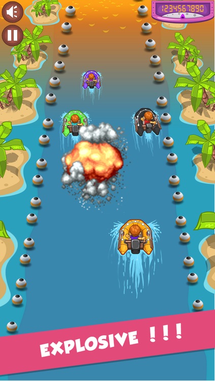 Speed-Boat Reef Racer - A fun, free water racing game