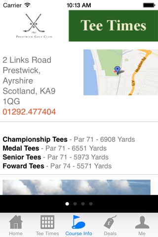 Prestwick Golf Club UK Tee Times screenshot 3