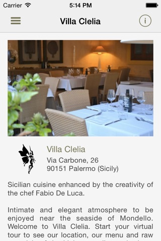 Villa Clelia - Restaurant screenshot 2