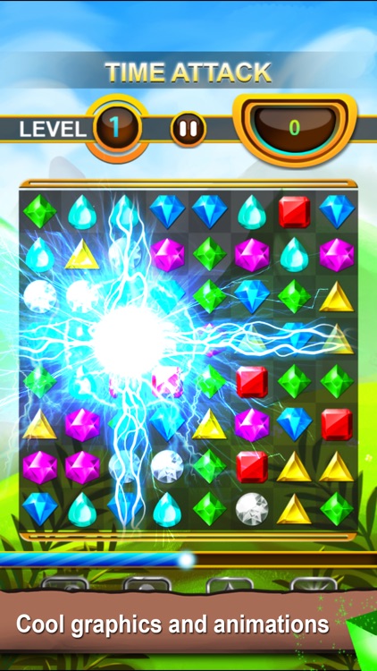 Jewels Quest - Classic Match-3 Puzzle Game screenshot-3