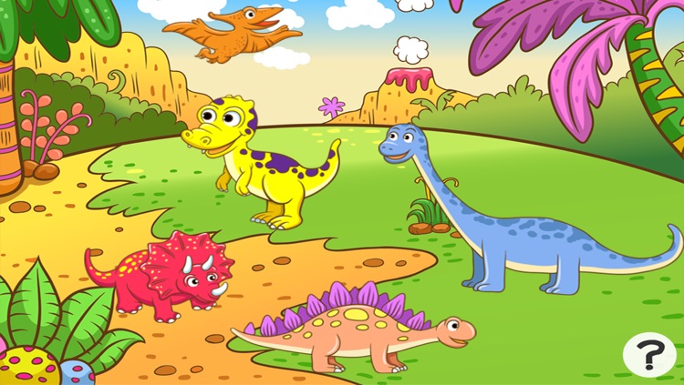 A Dinosaurs Game for Children: Learn about dinos for kindergarten and pre-school