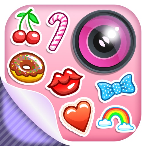 Cute Stickers Photo Editor - Decorate Pictures with lovely Sticker Decoration for Photos icon