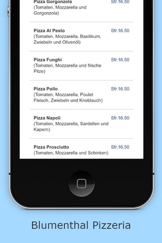 Blumenthal Pizzeria screenshot 3