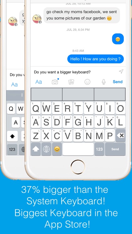 Highlighted Keyboard - Extra large Keyboard with next key hints screenshot-0
