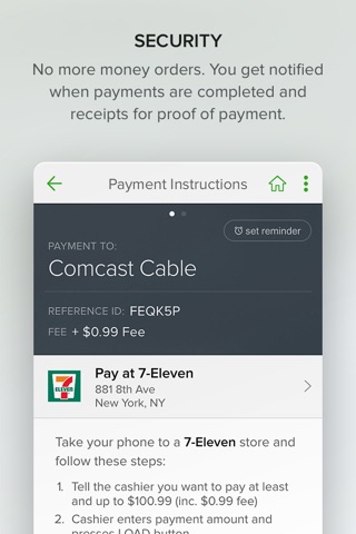 PayNearMe - Pay Bills at 7-Eleven with Cash! screenshot 3