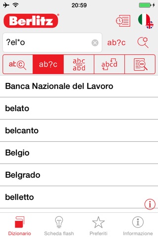 Italian - English Berlitz Standard Talking Dictionary screenshot 4