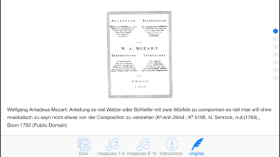 Mozart Dice Game Screenshot 3