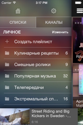 OrganizeTube for iPhone screenshot 2