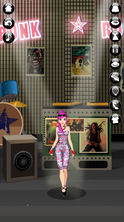 Rocking Girl Dress Up - Rock Girl Star screenshot-4