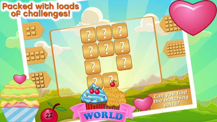 Kids Fun Cupcake Match It! Game - Cupcake World Match It! Games Edition screenshot-3