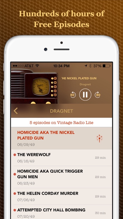 Vintage Radio Lite screenshot-3
